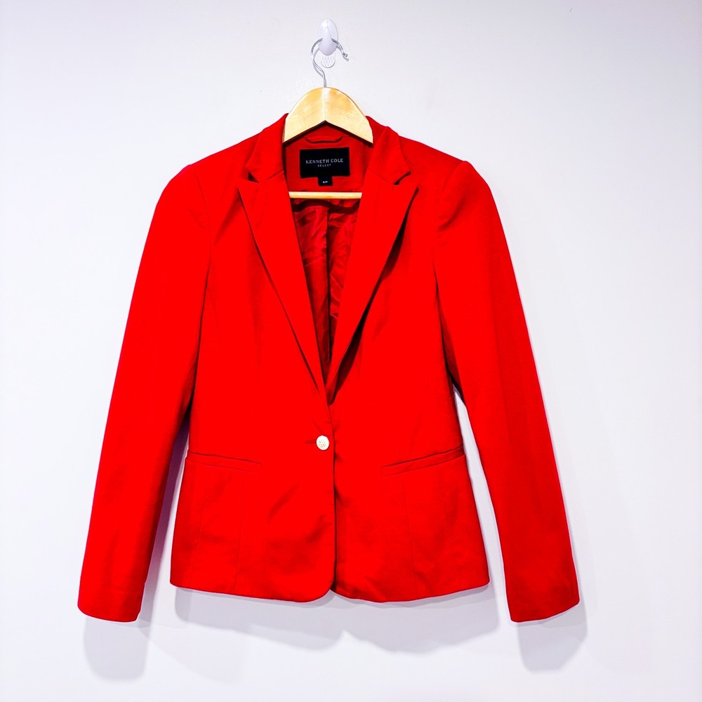 KENNETH COLE Red tailored blazer‎ | Office contemporary | Small